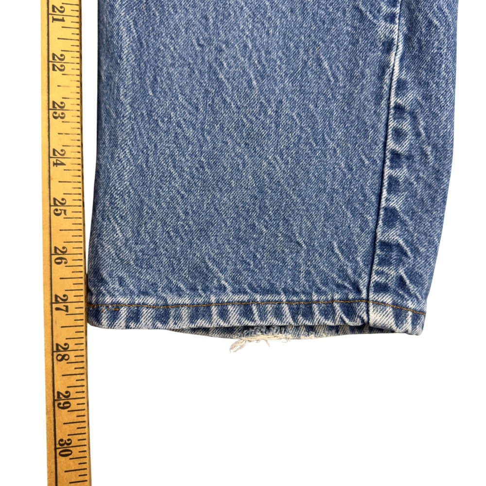Vtg Levi's 505 Orange Tab Jeans Men 36x27.5 Straight‎ Leg Light Wash Denim USA - Picture 14 of 15